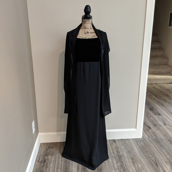 Stylish Black Sleeveless Maxi Dress - Picture 6 of 6